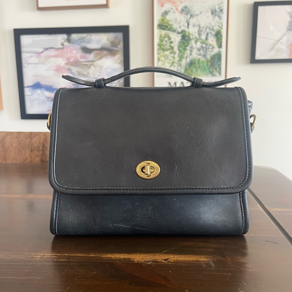 Vintage Coach Court Bag